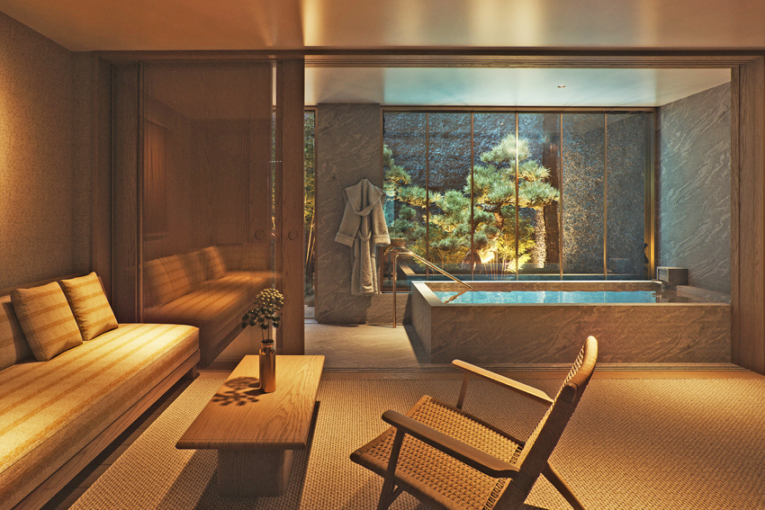 Capella Kyoto_Ofuro Lounge